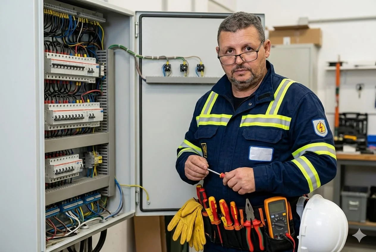 Serviço de montagem de quadro de distribuição